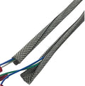 Self-Wrapping EMI RFI Shielding Sleeve, 1m/5m Available, Tinned Copper & PET Braided, Auto-Tightening, Flexible and Bendable Cable Protection Sleeve 1/2" 16.4 ft by Unknown