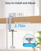 Desk Clamp Power Strip with 4 Outlets & 4USB, 10FT Extension Cord for Home - Image 3