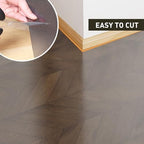 8'×10' Large Vinyl Area Mat for Floor, Translucent Black PVC Floor Mat, Scratch-Resistant Waterproof Area Rug Protector for Under Dining Table, Living Room, Bedroom, Garage - Image 6