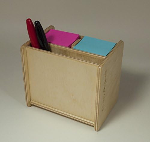 Colored Mini Sticky Notes Pad (10) and Pen Holder/Organizer (includes ten 1.5" x 2" pads) - Image 3