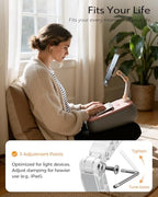 LULULOOK 2-in-1 Lap Desk & Kindle Pillow Stand with Beanbag - Image 3