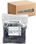 Kable Kontrol Cable Zip Ties, 11 Inch, 8000 Pcs, 50lbs Test, Black by KABLEKONTROL%C2%AE