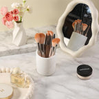 Natural Marble Toothbrush Holder for Bathroom, Stone Pen Cup for Desk - Image 7