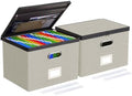 Oterri File Box Large 2-Pack Hanging Organizer for Letter/Legal-Size Folder by Oterri