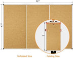 XBoard Large Cork Bulletin Board 72 x 48 Inches - Image 3