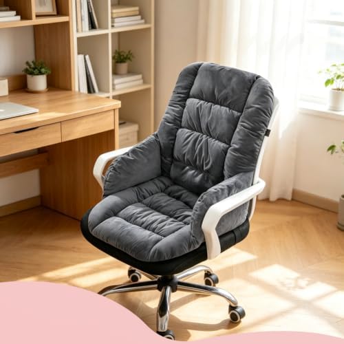 Desk Chair Cushion Office Chair Pad with High Back Support Seat Cushion with Non-Slip Bottom for Office Car Home Dining Room Kitchen - Image 6
