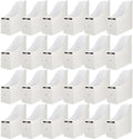 Limitliho 24 Pack White Cardboard Magazine Holder for Desk or Shelves by Limitliho