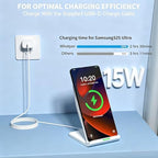 Wireless Charging Phone Stand,15W Wireless Charger Station with 20W Adapter - Image 5