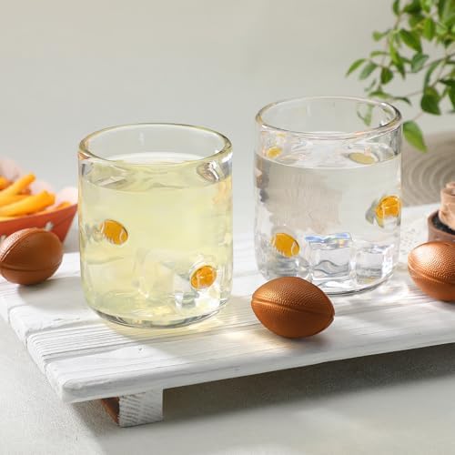 SiliFine 2 Pcs Football Icon Juice Glasses - Image 2