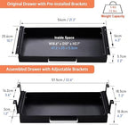 Under Desk Drawer Organizer 21", Large Desk Pencil Storage Drawer - Image 4