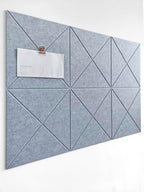 Cork Board 24 x36 Alternative - 6 Pack Felt Wall Tiles with Safe Removable Adhesive Tabs, Cork Boards for Walls Cork Board for Home Office Pin Board Tack Board - Blue Marble by DesignerManufacturerofInnovativeBulletinBoardSolutionsforHomeOffice