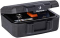 SentrySafe Fireproof Money Safe with Key Lock, Black Lock Box with Portable Carrying Handle for Travel, Exterior: 14.3 in. W x 11.2 in. D x 6.1 in H, 1200 by SentrySafe