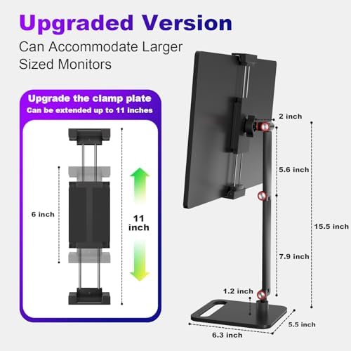 Portable Monitor Stand for Desk 15.6"17.3"18.5",Tablet / iPad Stand - Image 3