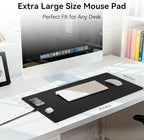 Dual Wireless Charging Mouse Pad, Magnetic 15W, Black - Image 5
