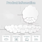 Cloud Wrist Rest for Keyboard and Mouse Set - Cooling Erogonomic Mouse Pad - Image 2
