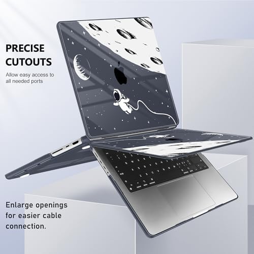 May Chen for 2026 MacBook Pro 14-inch M5 M4 M3 M2 M1 Pro/Max Chip, Release 2026 2025-2021, Model A3427 A3426 A3434 A3112 A3401 A3185, Plastic Hard Shell with Keyboard Cover, Astronaut Flight - Image 6