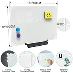 Magnetic Glass Whiteboard Desktop Easel, 16x12 Tabletop Glass Dry Erase Board with Adjustable Stand, ZHIDIAN Portable Tempered Glass Writing Board for Desk Office Home - Image 3