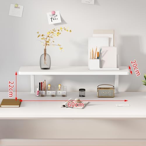 Clamp on Desk Shelf 23.6x7.8in Space-Saving Desktop Extender - Image 2