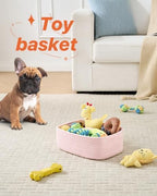 KALLAX Small Woven Storage Basket for Organizing, 12 x 8 x 4.5 inch, 3 Pack - Image 5