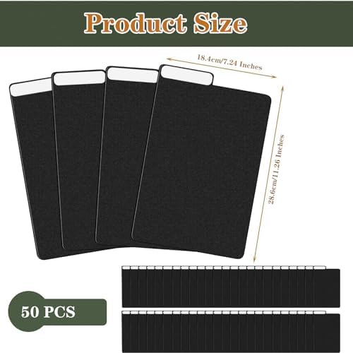 50 Pieces Comic Book Dividers with Tabs,Patient Divider Cards,Card Dividers Comic Book Boards for Storage Boxes 11.22 X 7.24 Inche - Image 2