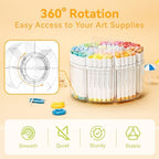 Ohuhu 360° Rotating Acrylic Marker Storage Organizer for Alcohol Markers - Image 2