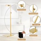 Gold Handbag Display Stand - 2 Pack Table Polished Gold Purse Stands for Display - Adjustable Height Semi Circle Clutch Bag Hanger Display Stand for Boutique Store - Image 3