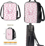 Unisex School Backpack 4Pcs, Cartoon Travel Daypack & Pencil Case & Lunch Bags & Cup Sleeve Lightweight Large Capacity for Kids Teen Pink Axolotl - Image 4