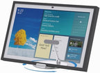 Almoz Swivel and Tilt Stand for Echo Show 15, Aluminum Stand for Show 15.6" Smart Display and Up to 18" iPad/Tablets, with 360 Degree Rotating Base, Viewing Angle Adjustable, No Need Mounting by Almoz