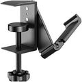 Headphone Stand Headphone Hook, Headphones Stand Under Table Foldable Aluminum Headset Holder Clamp Hanger Mount, Built in Cable Clip Organizer for PC Gaming, Office by Unknown