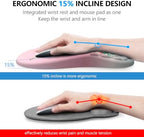Mouse Pad with Wrist Rest & Keyboard Wrist Rest, Memory Foam - Image 2