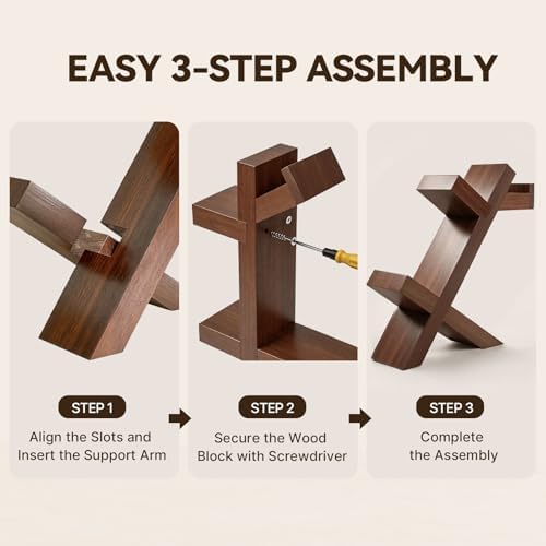 ASFSKY Wood Controller Holder and Headphone Stand, 3-in-1 Gaming Equipment - Image 4