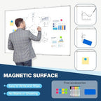 Double-Sided White Board Dry Erase Magnetic Whiteboard Wall 60x40 Foldable - Image 4