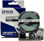 Epson LABELWORKS 224BCPX Label Tape - Black on Clear - 1" (24mm), 30ft by EpsonLABELWORKS