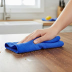 25 Packs Magnetic Dry Erase Cloth, Blue Microfiber Whiteboard Eraser Reusable Washable Cleaning Cloth for Office Home, 10x10 Inch - Image 6