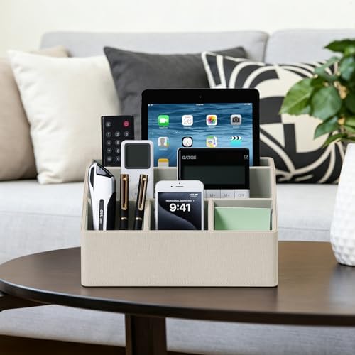 Desk Organizer Caddy Nightstand Organizer Desk Caddy Remote Holder - Image 6
