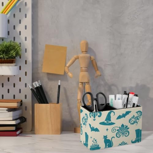 Storage Organizer Cowboy Hat Bat Cat Pot Bubbles Boots Stars Flowers Acrylic Compact Caddies,Home with Accessories - Image 2