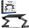 Uncaged Ergonomics WorkEZ Laptop Stand for Desk and Bed, Lap Desk, XL-Black by UncagedErgonomics