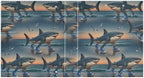 ALAZA Italian Brainrot Meme Tralalero Tralala Shark 7 3 Ring Binder 1.5 Inch Three Ring Office Binders w/clipboard & 3 Pockets, Hold 200 Sheets, 2 pcs - Image 2