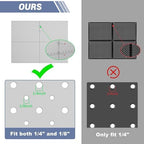 WALMANN 6-Pack 12"x16" Pegboard Panels for Garage, Tool Organizer Pegboards - Image 6