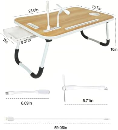 Laptop Desk for Bed, Laptop Stand & Lap Desk, Foldable Laptop Table - Image 3