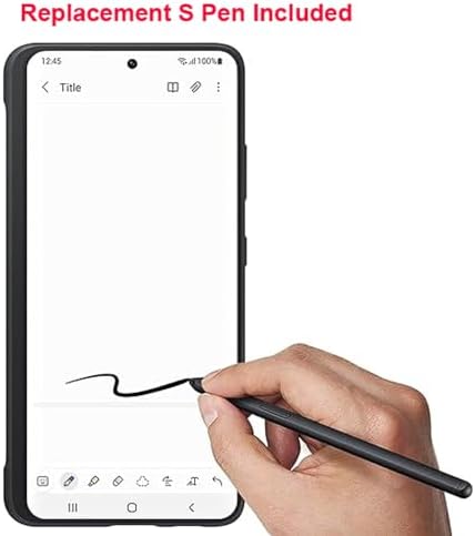 for Galaxy S21 Ultra Case with S Pen Holder [Replacement S Pen Included], Liquid Silicone Material Military Grade Protection, Phone Case and Stylus Set for Samsung Galaxy S21 Ultra 5G - Image 2