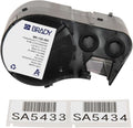 Brady FreezerBondz™ Polyester Pre-Sized Labels for Label Printer BMP51/BMP53/M511-180 Self Adhesive Printer Labels - Black on White (44,45 mm (W) x 25,40 mm (H)) - M5-125-492 by BradyCorp