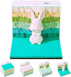 3D Calendar 2027,3D Desk Calendar Memo Pad 2027,3D Art Calendar Memo Pad 2027,Time Piece calendars 2027,3D Paper Art Notepad,Cute Rabbit Desktop Decoration,New Year,Christmas Gift (Cute Rabbit) by WelcomeHOTOYMDS%EF%BC%81