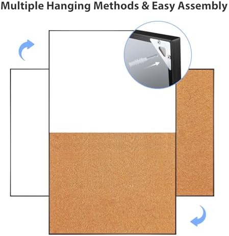 ARCOBIS Cork Board White Board Combo for Wall - Image 3