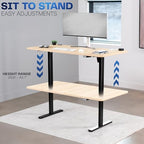 VIVO Light Wood 60 x 30 in Standing Desk, DESK-KIT-0B6C - Image 6