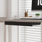 Under Desk Storage Drawer, Slim Sliding Tray Organizer (Black) - Image 6