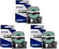 Epson LABELWORKS 236IBWPX PET Tape Cartridge - Black on White Strong Adhesive Industrial Label Maker Tape - 1.5" (36MM) Wide, 30 ft (Pack of 3) by EpsonLABELWORKS