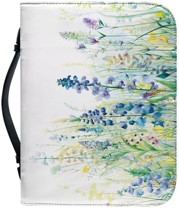 Flora Bible Covers for Women Book or Bible Carrying Case PU Leather Bible Case Bag Church Bag Scripture Bag Case Gift for Christian - Image 2