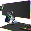 TARKARI Gaming Mouse Pad Wireless Charging - Desk Mat Magnetic Foldable Phone Stand by Home