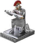 Roman Praetorian Prefect Warrior Knight Pen Holder Desk Ornament Silver by CYXStar